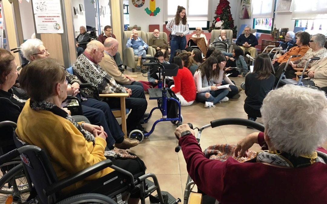 Visita dels alumnes de l’Institut Manel Blancafort