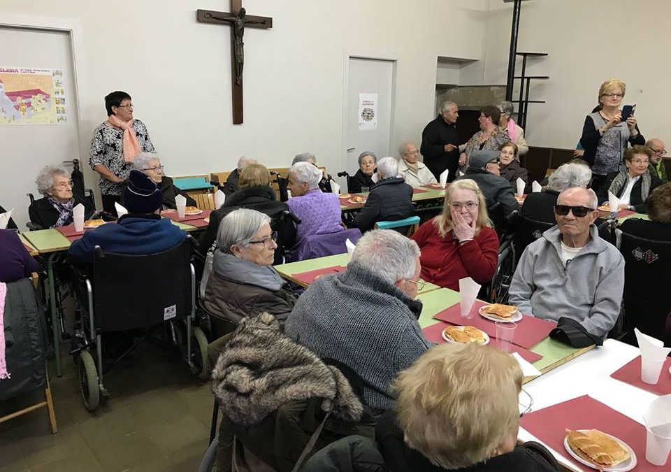 Berenar amb la Hospitalitat de la Mare de Déu de Lourdes