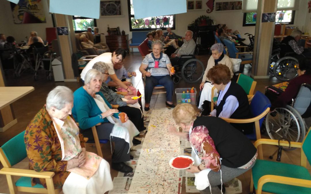 Taller de creativitat inspirat en Jackson Pollock