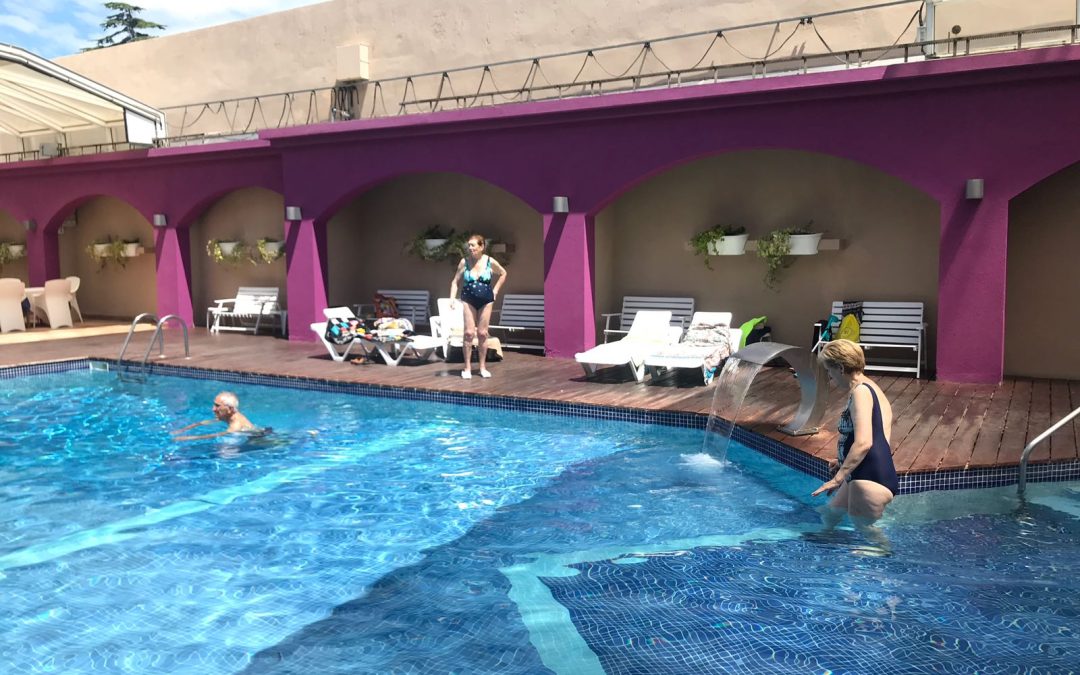 Tercer dia de colònies. Avui ha vingut l’Alcaldessa