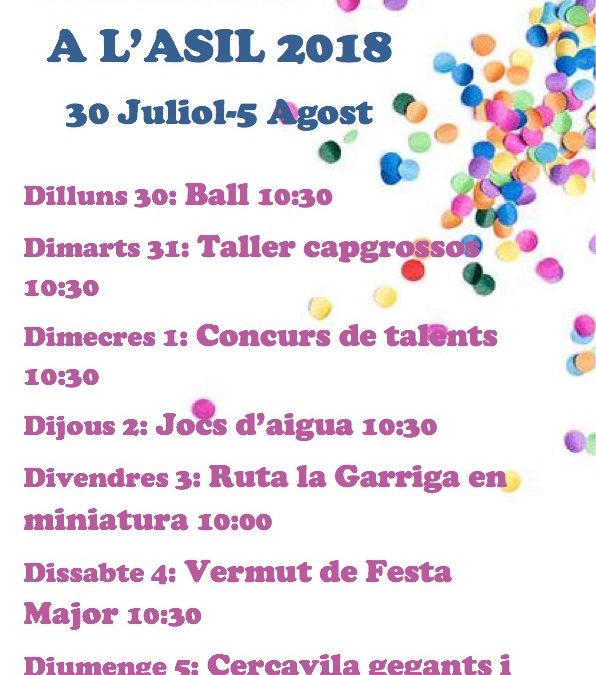 Cartell de la Nostra Festa Major