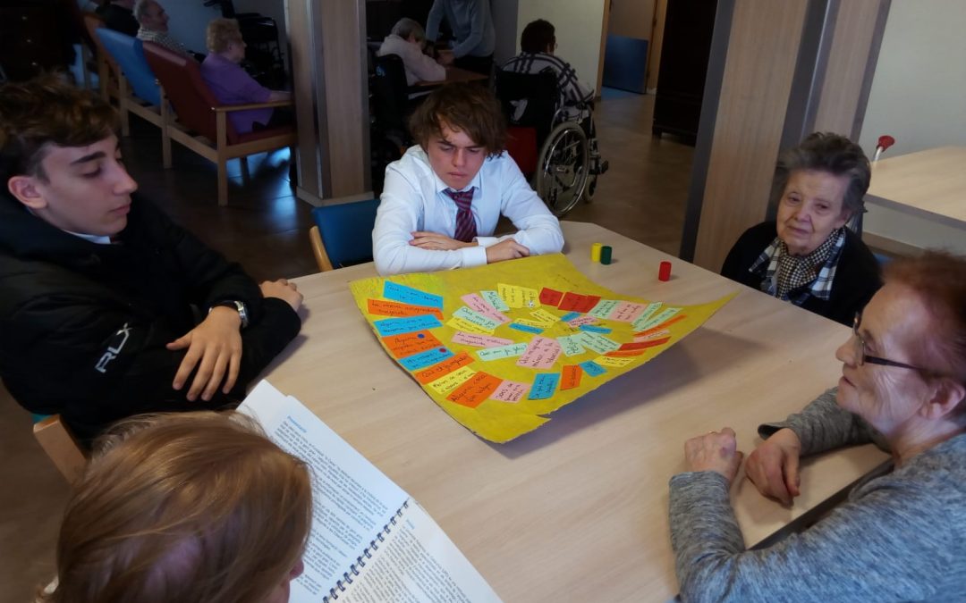 Els dimecres, visita dels noies i noies del SEK