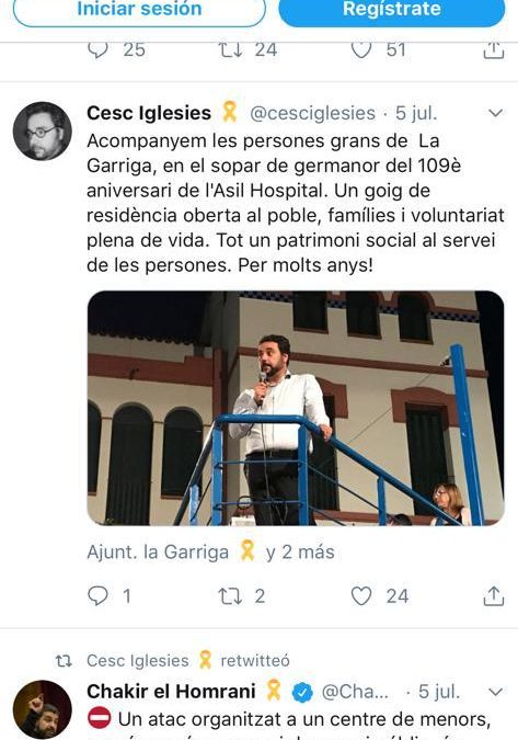 Francesc Iglesies ens cita a un post