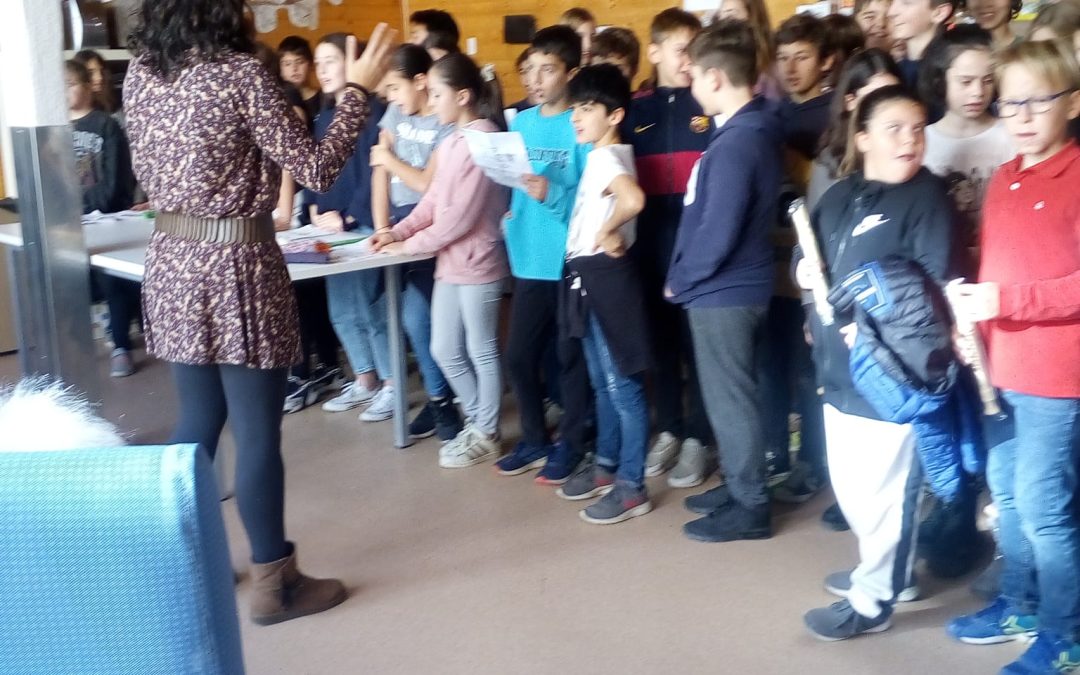 Fotos de la cantada de nadales dels Sant Lluís